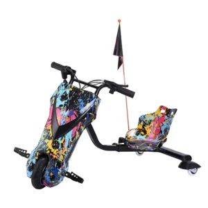 Electric Drift Car Kids Toy Drift Tricycle 3 Wheel Drift Car