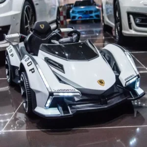 Electric Four-Wheeled Ride-On Car for Babies Kids 2 Seater with Dual Remote Control Unisex Battery Powered Kids’ Favorite Toy