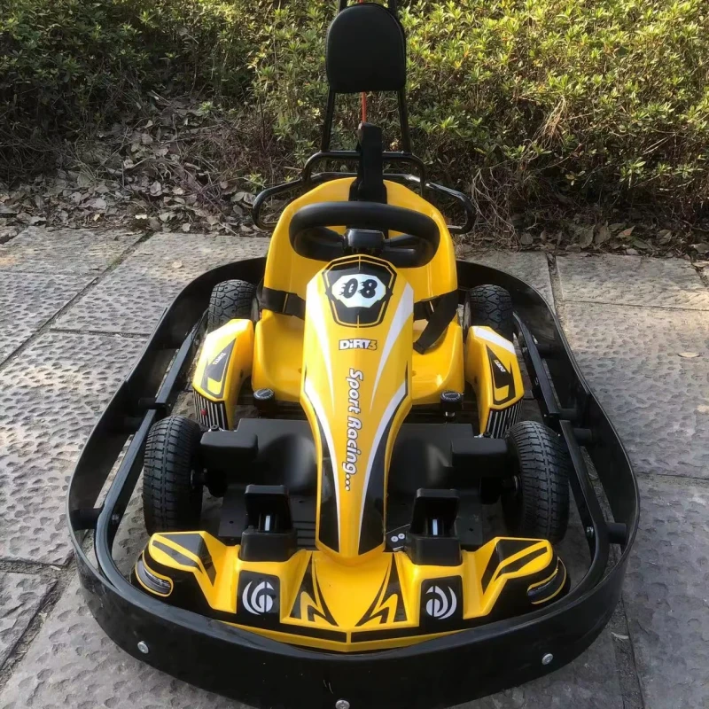 Electric Go Kart for Adults Kids 24V 36V 48V Powered Kart with Adjustable Speed