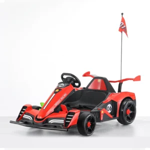 Electric Go Kart for Kids 5 to 7 Years 12V Battery Powered 4 Wheel Ride On Car with Parent Remote Control Boys Girls Plastic Toy