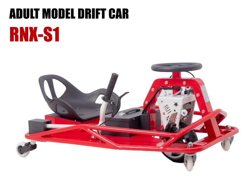 Electric Go Karts Adult Teen Commercial Drift Kart Big Power Pedal Electric GoCarts Outdoor 36V Battery