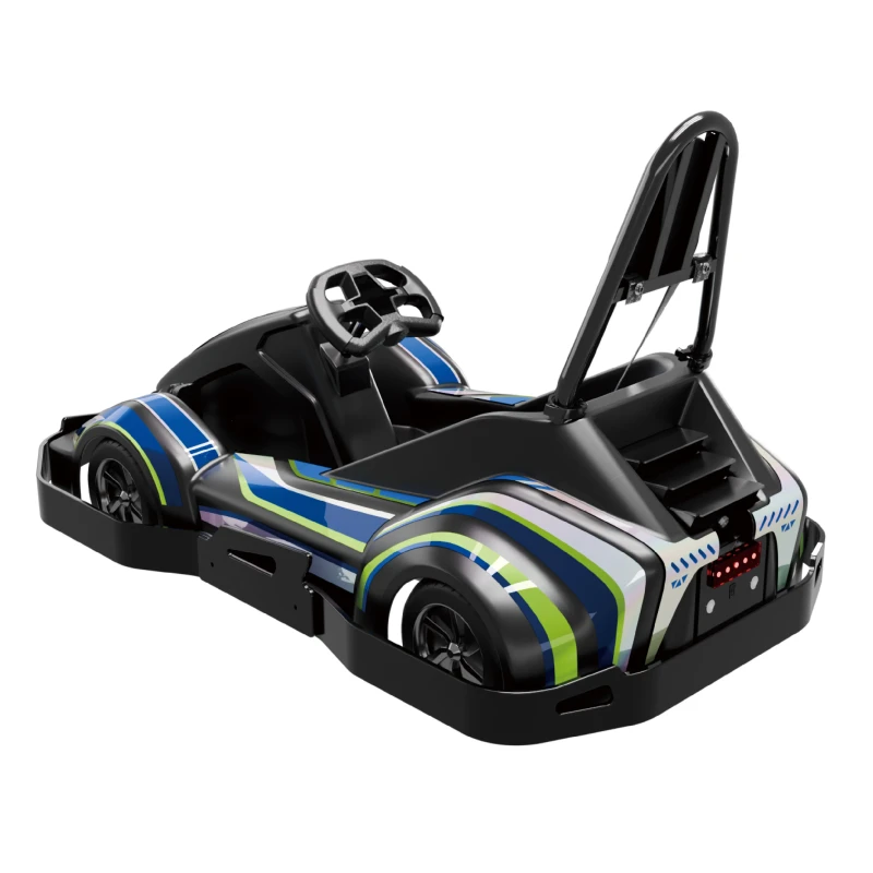 Electric Go Karts Toddler Aged 3-12 Support Quick Battery Replacement Karting Karts for Kids 150w*2 peak 300w*2