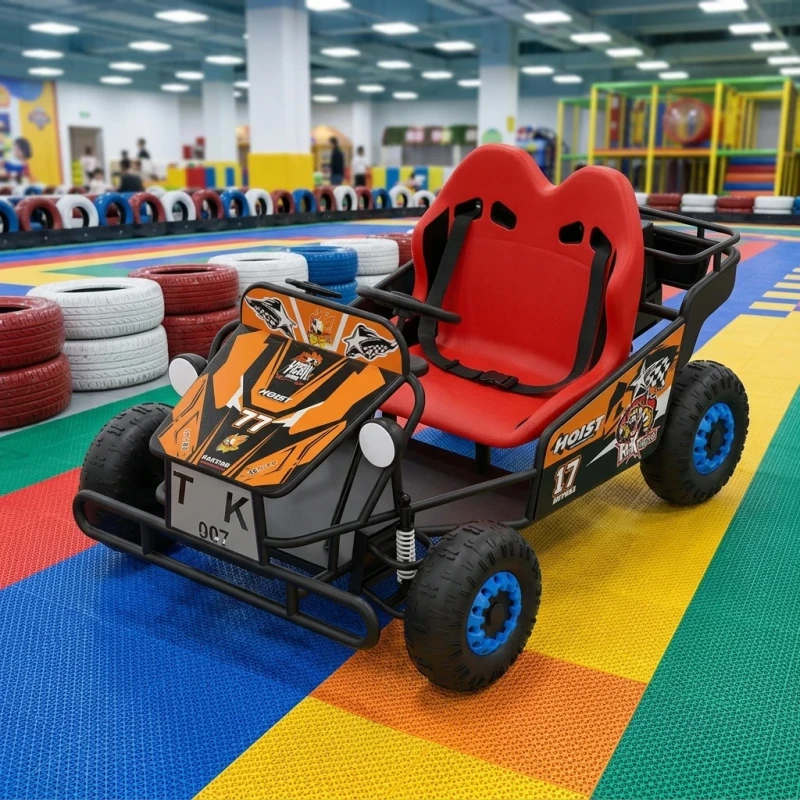 Electric Go Karts for Adults Kids 500W Power 40km h Max Speed Dune Buggy Off road Racing Kart for Outdoor Use
