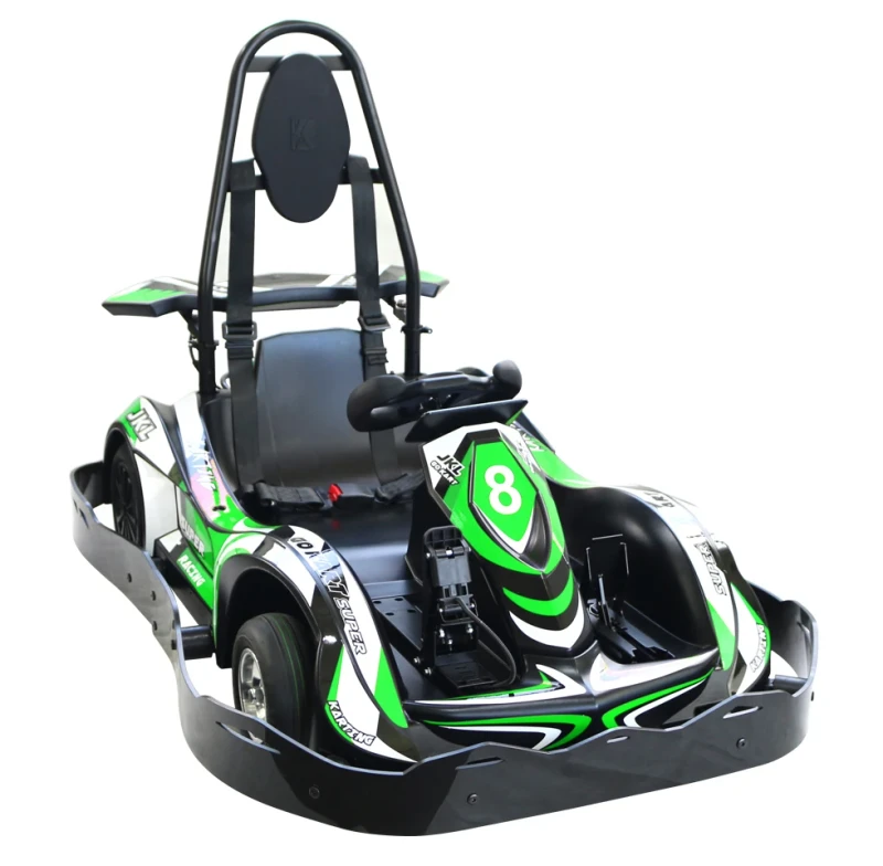 Electric High-Speed Racing Go Kart for Teen and Adult Use with Dual Motor Drive and 45km/h Max Speed