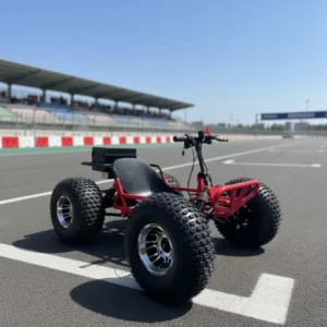 Electric Kart for Outdoor Adventures 10-Inch Tires and Lithium Battery All-Terrain Universal Go Kart