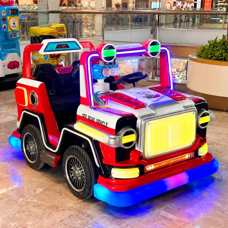 Electric Kids Bumper Cars for Adults and Children Battery Powered Outdoor Amusement Park Ride