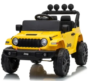 Electric Kids Car for Jeep Electric 4 Wheel Ride on Car for 2 to 4 Years Old 12V Battery