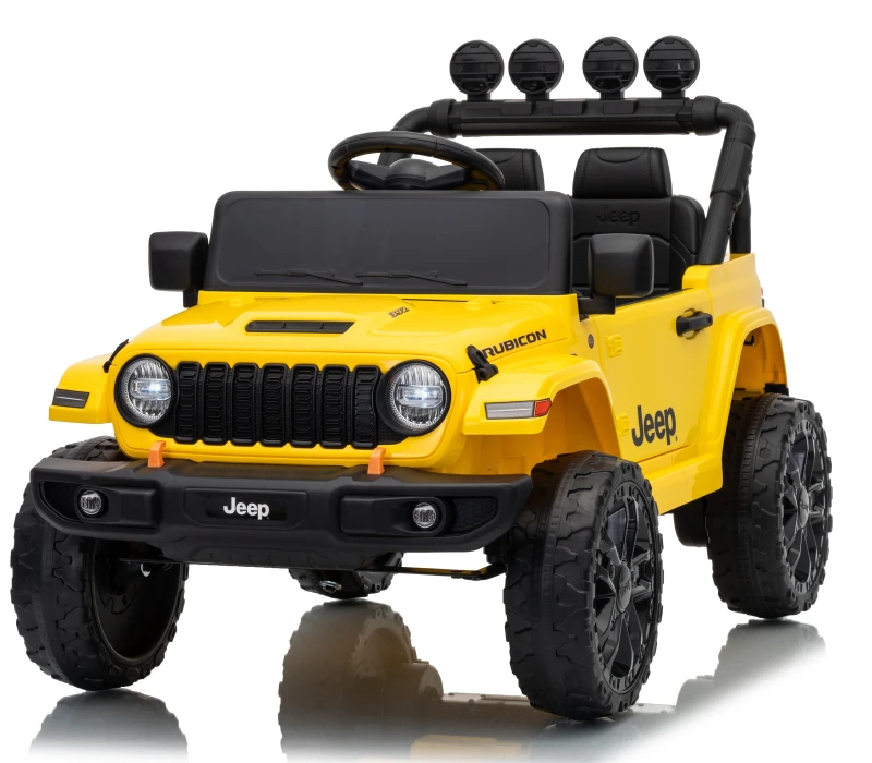 Electric Kids Car for Jeep Electric 4 Wheel Ride on Car for 2 to 4 Years Old 12V Battery
