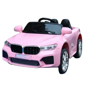 Electric Kids Car with Remote Control 6V 4 Ride on Baby Car Four Wheels Power Lights and Music Double Seat for 2 13 Years Old