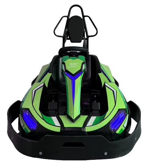 Electric Kids Go Kart 7th Gen Dual Motor Green