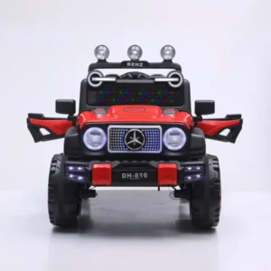 Electric Off Road Ride On Car for 2 7 Years Old Boys & Girls Remote Control Double Seat Battery Powered (12V10AH)