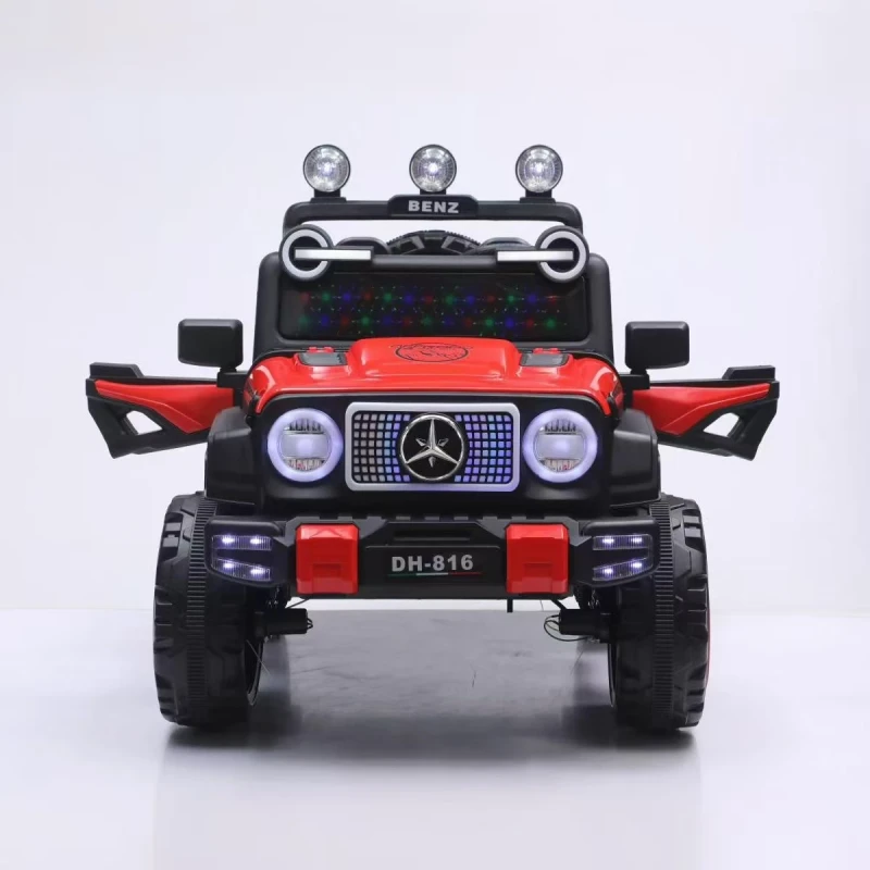 Electric Off Road Ride On Car for 2 7 Years Old Boys & Girls Remote Control Double Seat Battery Powered (12V10AH)