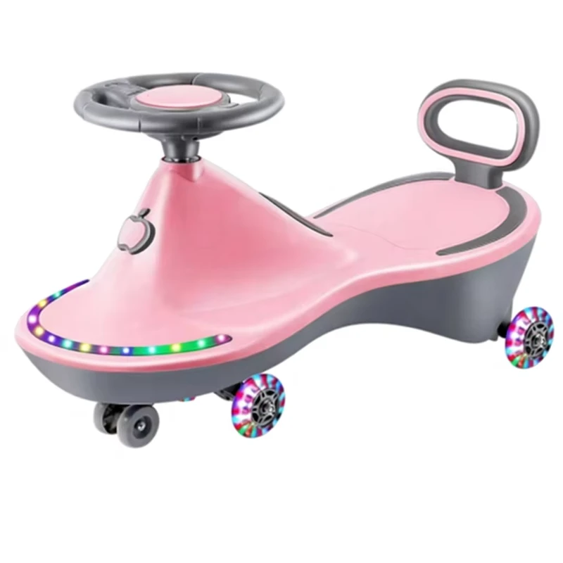 Electric Plastic 1 3 Years Old Unisex Kids' Swing Car Toy Four Wheel Twist Scooter Anti Rollover Rocking