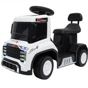Electric Plastic Ride-On Kid’s Toy Car with 4 Wheels for Kids 2-4 Years Battery-Powered Handle Car