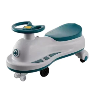 Electric Powered Kids Swing Toy Car Plastic Children’s Vehicle with Twisting Feature