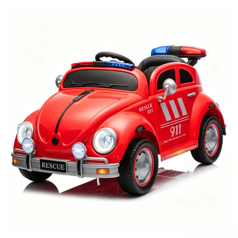 Electric Ride-On Car Kids 2.4G Remote Control Plastic Battery Powered Two-Wheel Drive Music Lighting Swaying 380 Motor EN71