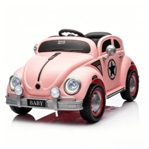 Electric Ride On Car Kids 2.4G Remote Control Plastic Battery Powered Two Wheel Drive Music Lighting USB Mobile App Ages 2-7