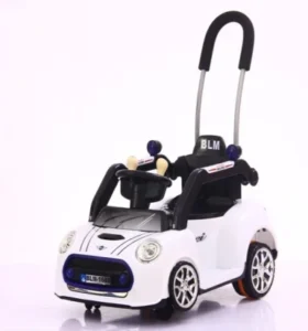 Electric Ride-On Car Kids Ages 2-7 2.4G Remote Control Joystick Control 6V 4.5AH Battery 380W Motor Two-Wheel Plastic Multiple
