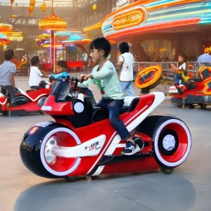Electric Ride On Car Kids Battery Powered Motorcycle Shopping Mall Theme Park Coin Operated Amusement Rides Fiberglass
