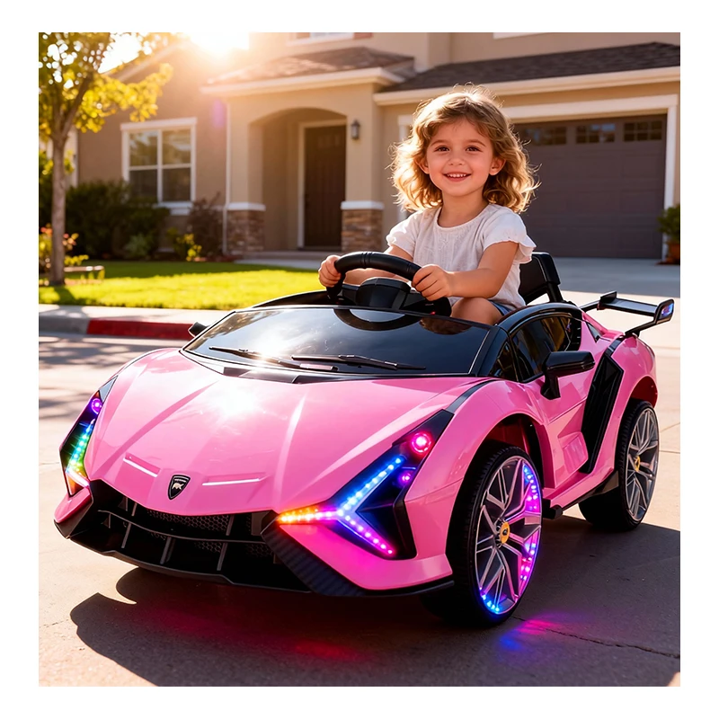 Electric Ride On Car for Children Featuring USB Port Input Allowing Flexible Music Options to Enhance Entertainment Time