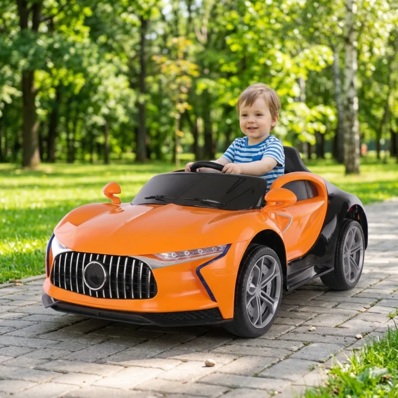 Electric Ride On Car for Kids 2 12 Years Rechargeable Double Motor Plastic Material Kids' Toy