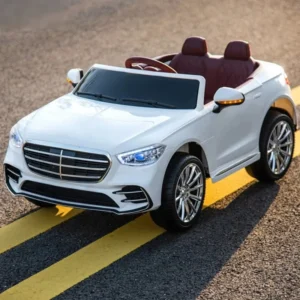 Electric Ride-On Car for Kids Remote Control Toy Car Children’s Electric Vehicle with LED Lights Battery-Powered Kids Toy Car