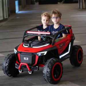 Electric Ride On Car for Kids Remote Control Toy Car with Music Safe Battery Powered Children’s Toy Vehicle for Outdoor Play