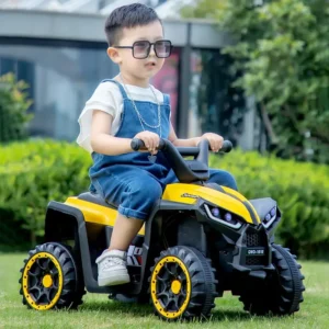 Electric Ride-On Toy for 2-4 Years Battery-Powered Beach Off-Road Vehicle 4 Wheels ATV
