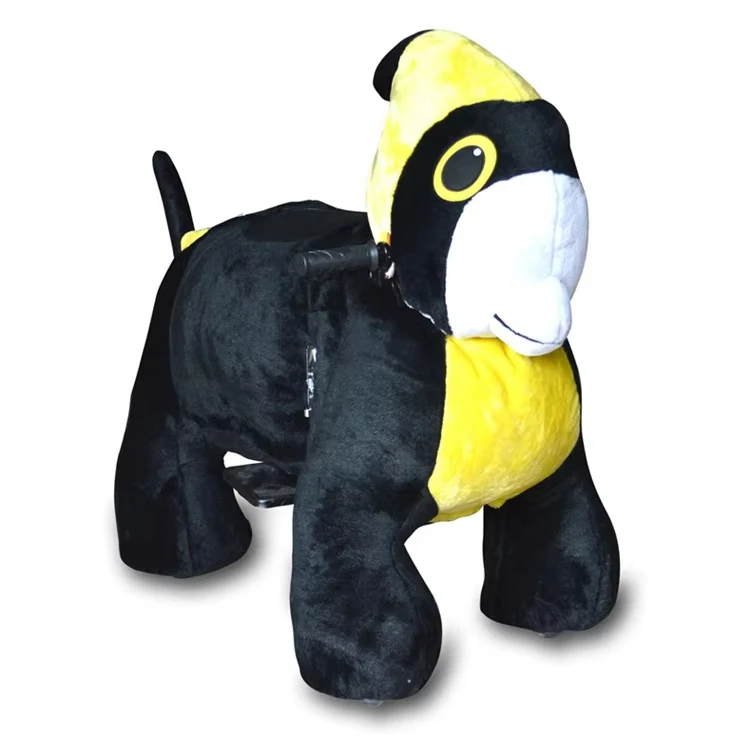 Electric Ride On Toy for Kids Plush Animal Design for Mall Amusement Parks