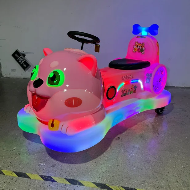 Electric Ride on Animal Toy Coin Operated Battery Montable Electrico Kids Electric Plush Electronic Walking Animals Ride
