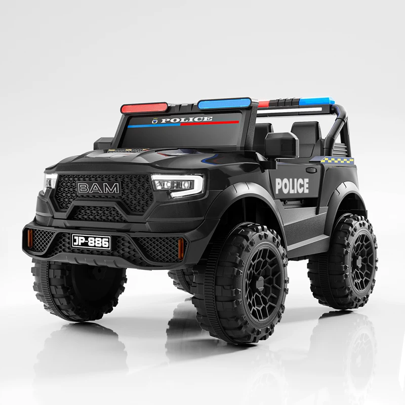 Electric Ride-on Car for Kids 12V 7Ah 4 Motors Double Doors Adult Ride Four-Wheel Toy Car