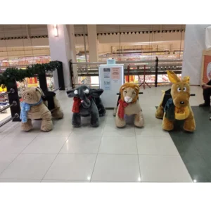 Electric Scooter Ride On Toy Plush Animal Car Toy for Kids