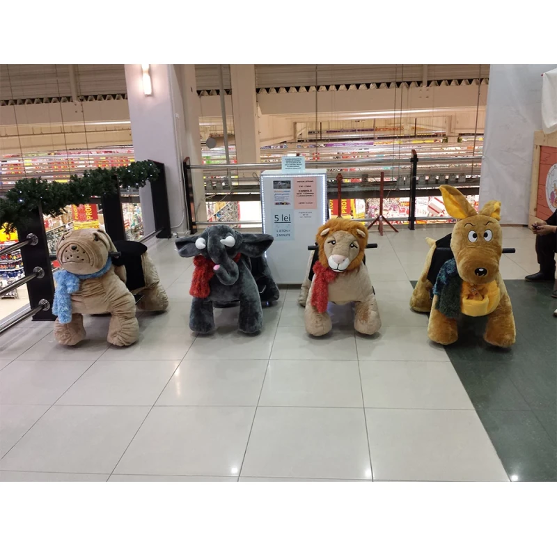 Electric Scooter Ride On Toy Plush Animal Car Toy for Kids