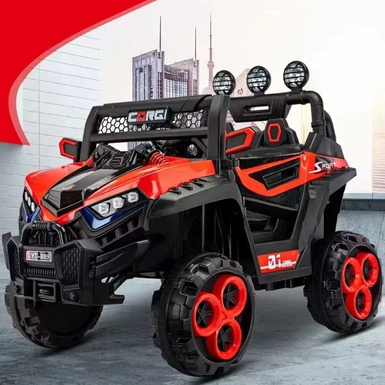 Electric Toy Car for Kids Fashionable 12V Battery Operated Four-Wheel Ride for 2-4 Years 5-7 Years USB Remote MP3