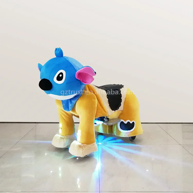 Electric Walking Animal Ride On Plush Children's Ride for Indoor Outdoor Shopping Mall Use