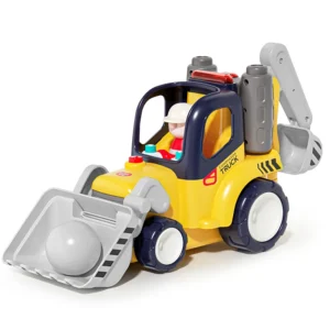 Engineering Vehicle Kids Toys for 3 4 5 6 Year Old Boys Girls, Push and Go Car Toy, Kids Birthday Gifts for Over 2 Years Old Boys