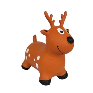 Environmental Soft Inflatable Jumping Deer Toys Jumping Animals