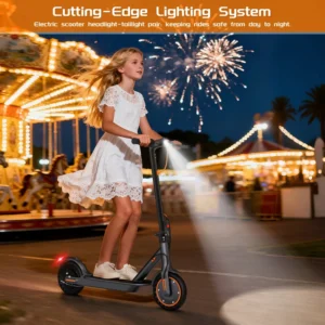 Europe Warehouse Kids Electric Scooter Foldable Two Wheels Outdoor LED Lights Safe Stocked In DE UK US