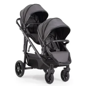 European Foldable Aluminum Alloy Twin Baby Stroller with Car Seat