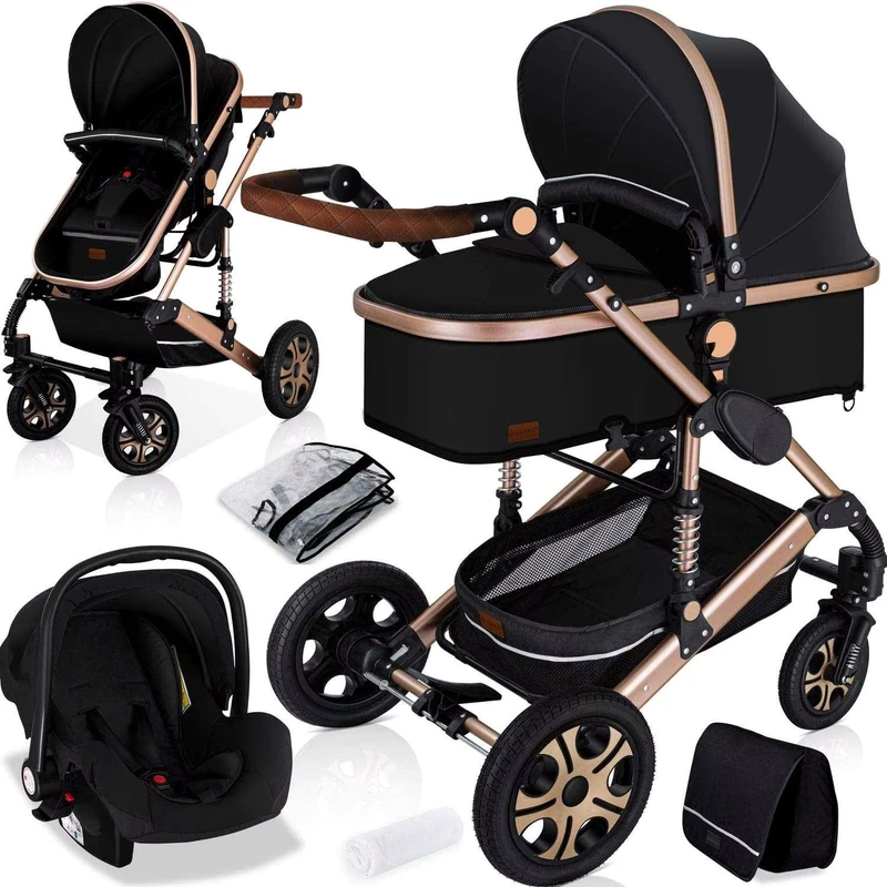 European Standard Baby Pram Baby Stroller Manufacturer 2 Luxe Poussette Carrinho De