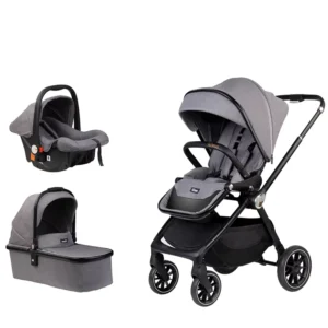 European Style 3 in 1 Foldable Baby Carriage Stroller Multifunction Baby Stroller Pram 3 in 1 With Car Seat