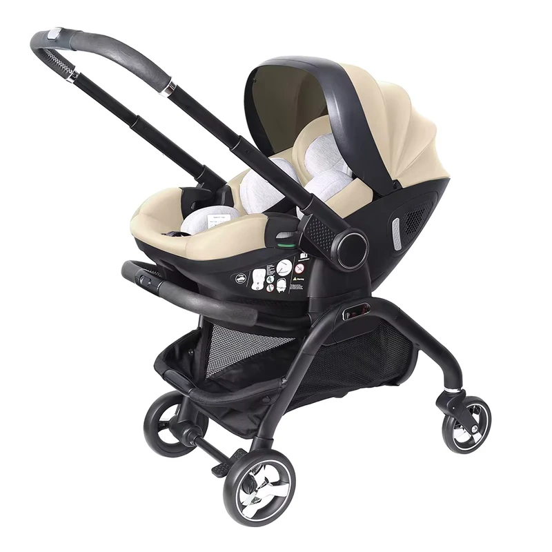 European Style Newborn Pretty 3 in 1 Pushchair With Car Seat Foldable Baby Travel Stroller Lightweight Kidilo Baby Stroller