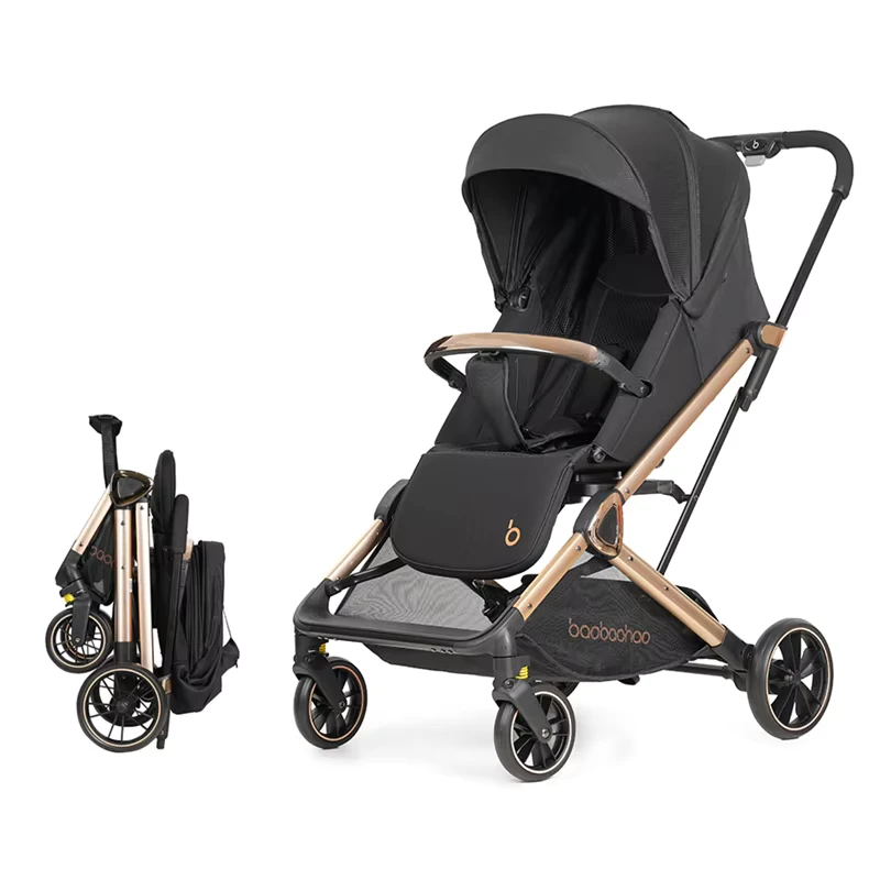 European Style Portable Luxury Baby Stroller Pram for 0 3 Years Manufacturer Direct