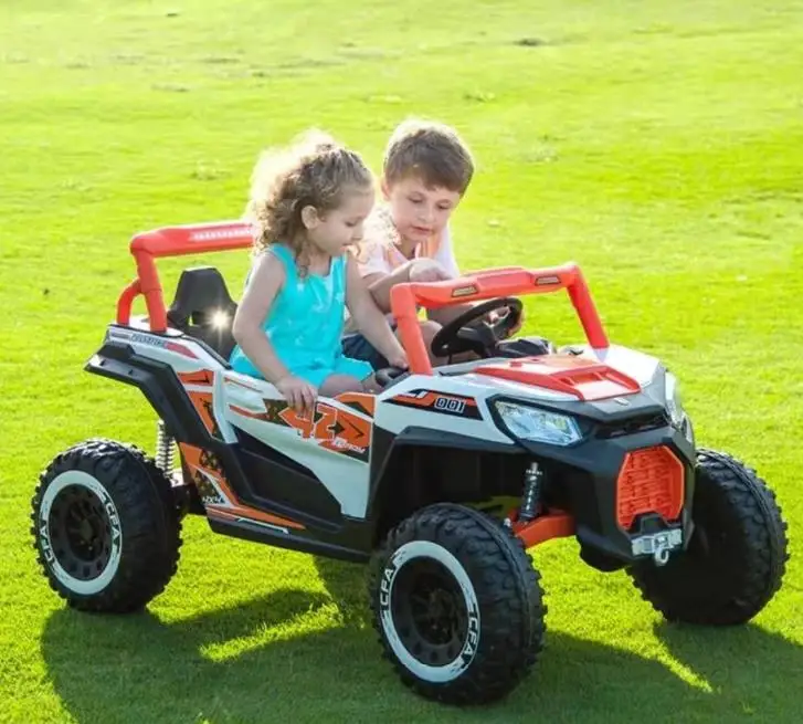 Factory 12V/24V Battery Two/Four 550 Motor Remote Control Large Size Kids Ride on Electric Car for Two Kids Drive