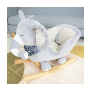 Factory Audit Soft Rocking Chair Elephant Stuffed Animal Baby Ride on Toy
