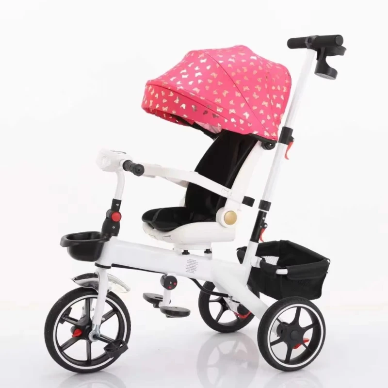 Factory Child 3 Wheel Trike Push Tricycle Folding Plastic Stroller for Kids
