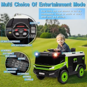 Factory Children 12V Battery Electric Fire Truck Fighting Toy Truck Kids RC Ride on Car with Water Gun Ride on Car