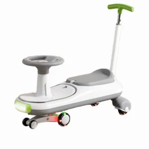 Factory Children Kids Baby Swing Car 6 Wheels Sliding Twist Cars with Light Music