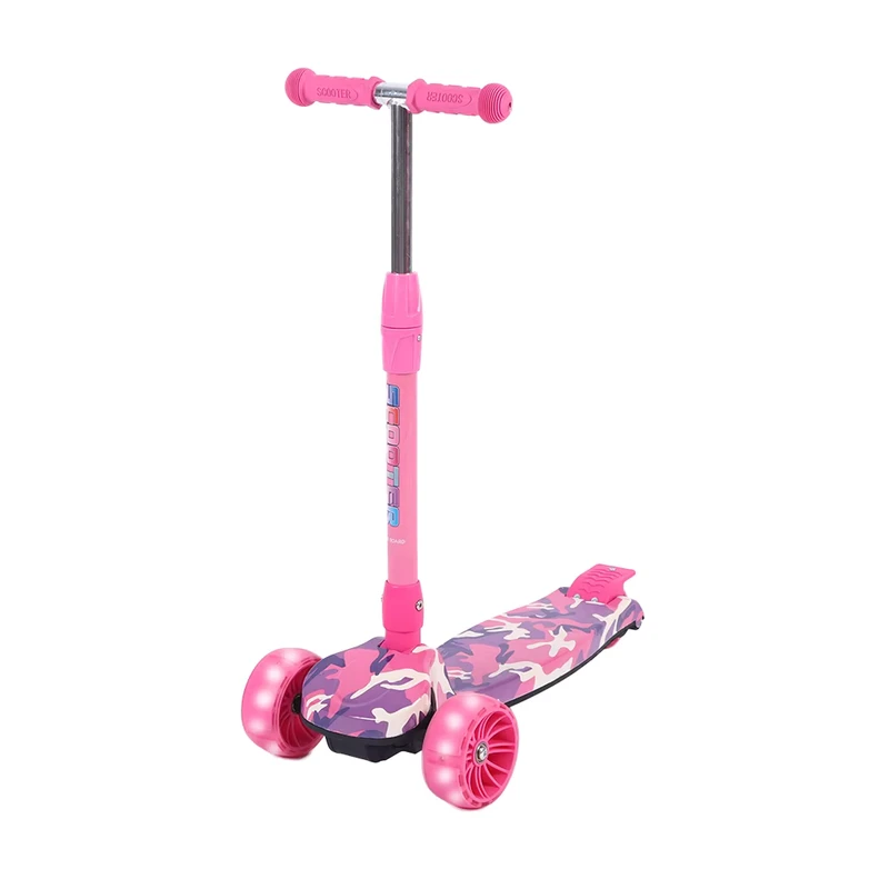 Factory Children Scooter 3 Wheel Scooter with Light Wheels Kick Scooter for Kids