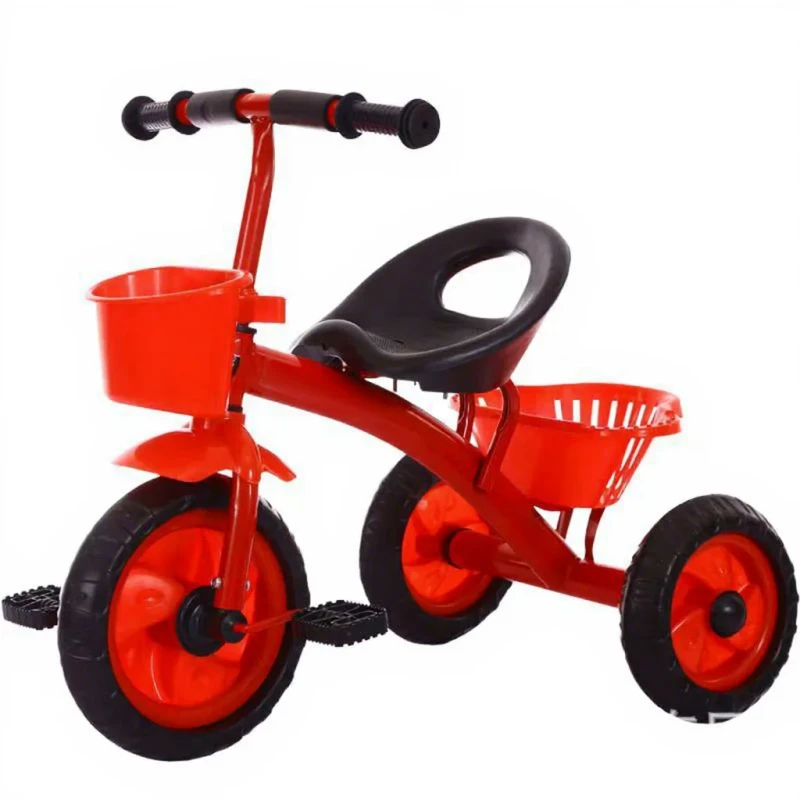 Factory Custom Logo Kids Tricycle 3 Wheel Ride on Car with Pedal Trike for 2 6 Years Old Children Toys